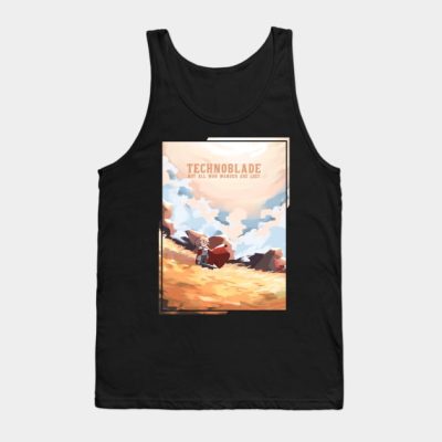 Technoblade Not All Who Wander Are Lost Tank Top Official Wilbur Soot Merch