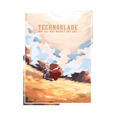 Technoblade Not All Who Wander Are Lost Tapestry Official Wilbur Soot Merch